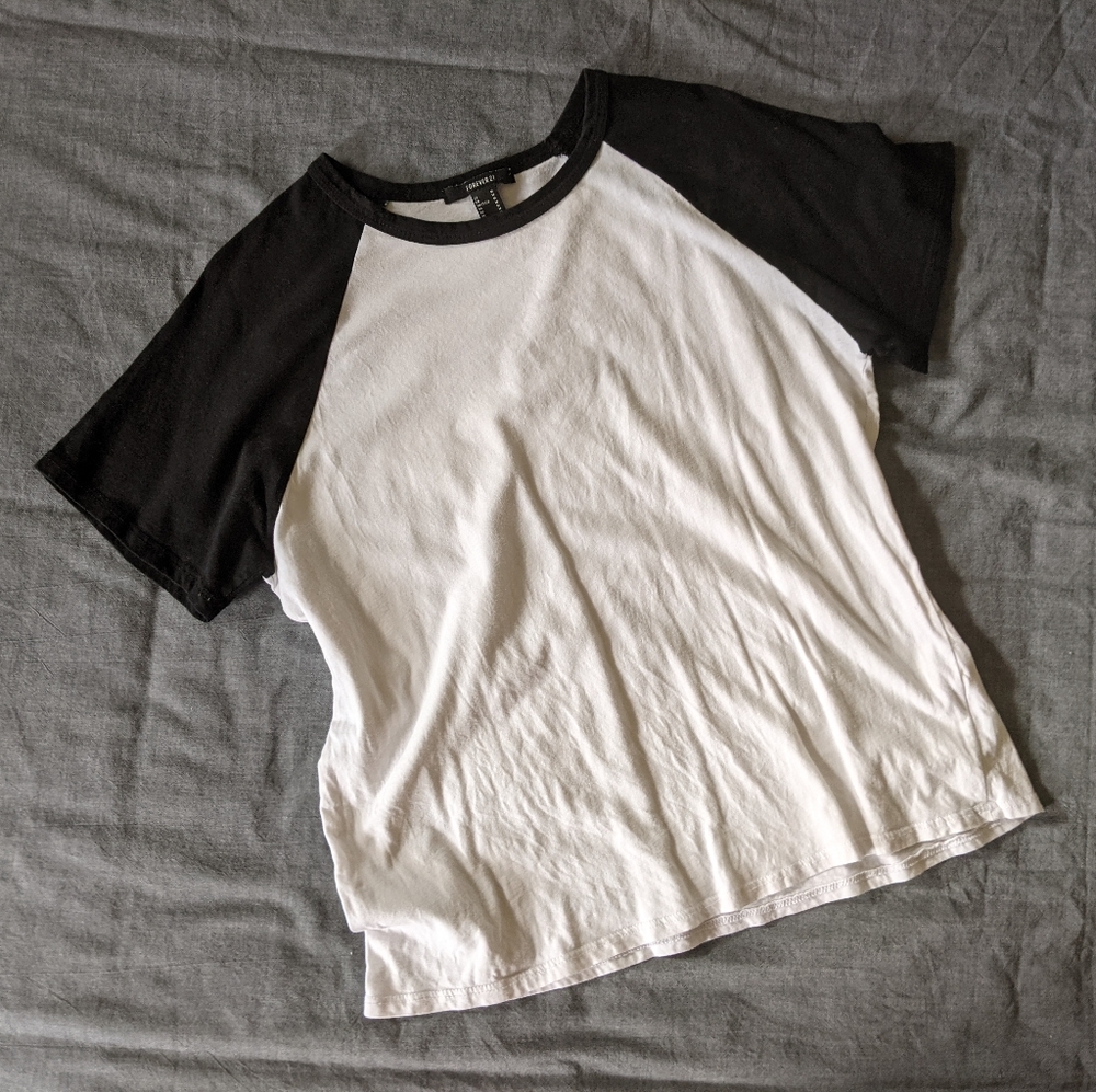 Forever 21 Baseball Ringer Tee